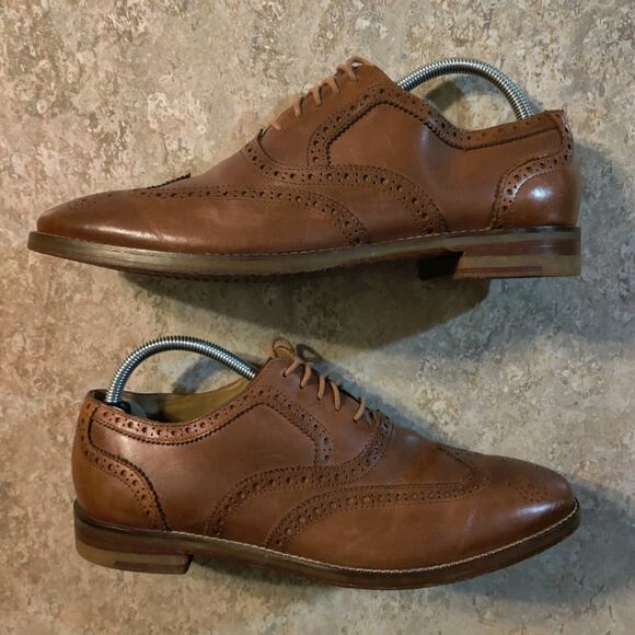 Cole Haan Shoes Men 9 M Chestnut Brown Air Wingtip Oxfords Cambridge main image 6